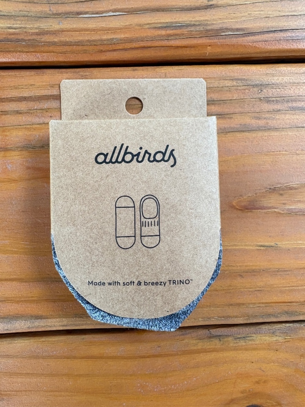 NWT Allbirds Unisex No Show Socks Size Medium Steel Gray Made in USA
